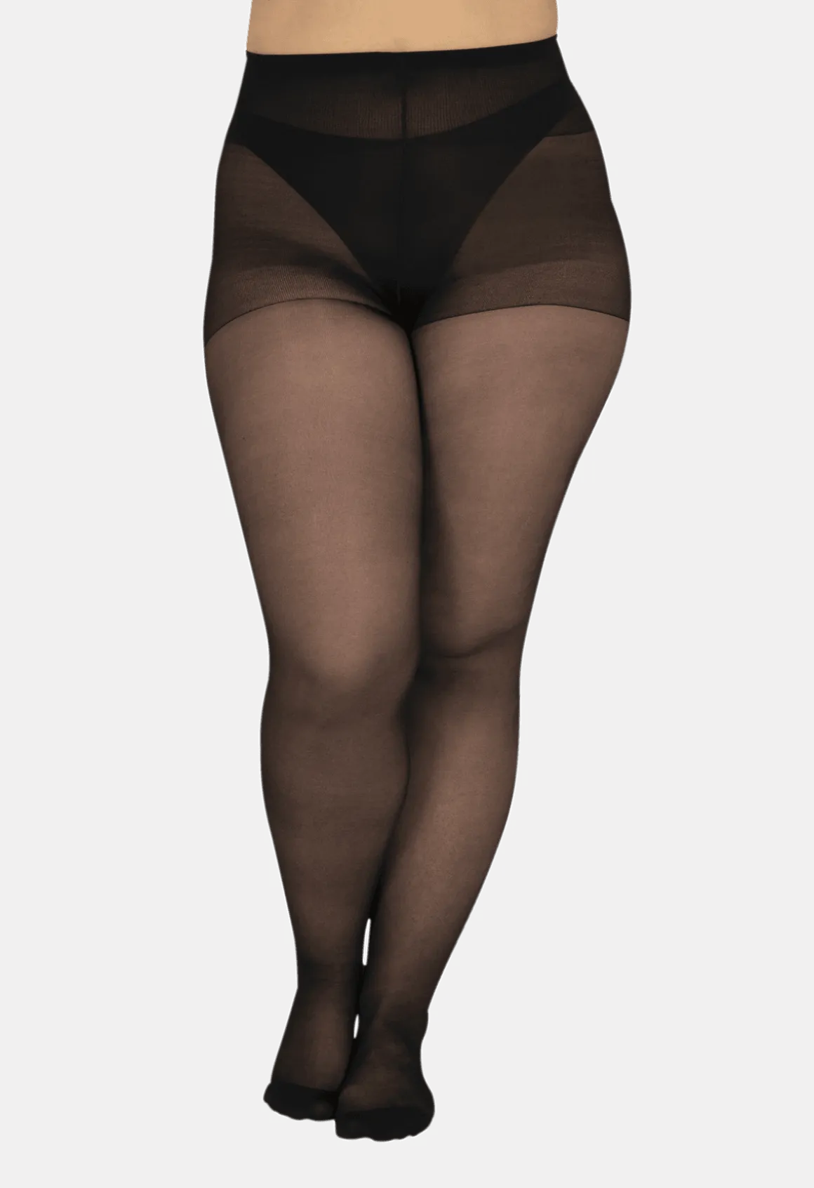 Collant Semi-Opaque 30D Éco-Responsable - Noir