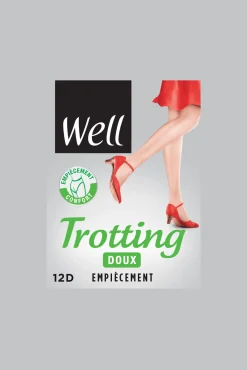 Collant Transparent 12D Trotting Doux Empiècement - Ibiza