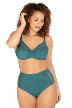 Culotte en dentelle Well Allure L'Original - Vert paon