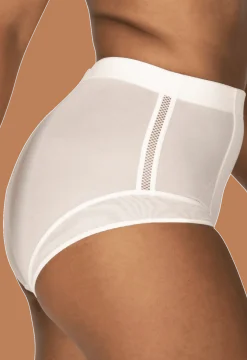 Culotte Haute Body Galbe Elégance - Blanc nacre