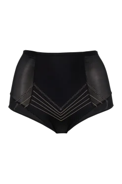 Culotte Haute Body Galbe Elégance - Noir dune