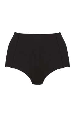 Culotte Haute Microfibre Invisi Galbe - Noir