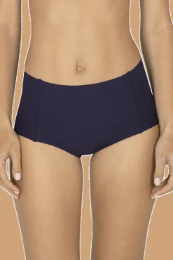 Culotte Haute Microfibre Invisi Galbe - Bleu nuit