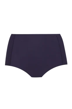 Culotte Haute Microfibre Invisi Galbe - Bleu nuit