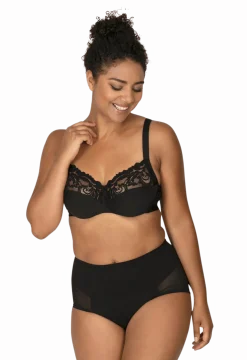 Culotte Haute Tulle Invisi Galbe - Noir