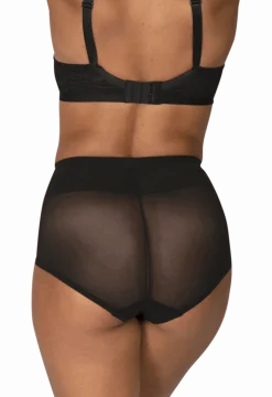 Culotte Haute Tulle Invisi Galbe - Noir