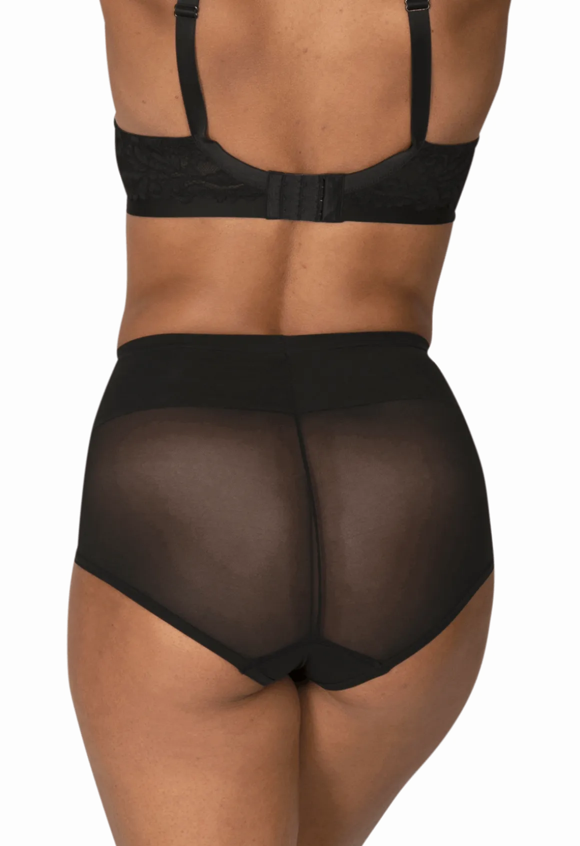 Culotte Haute Tulle Invisi Galbe - Noir
