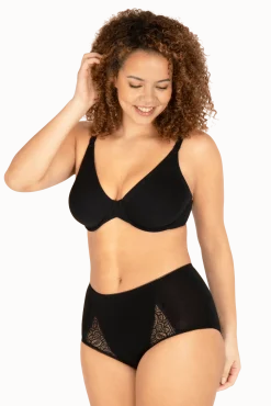 Culotte Maxi Coton Confort - Noir
