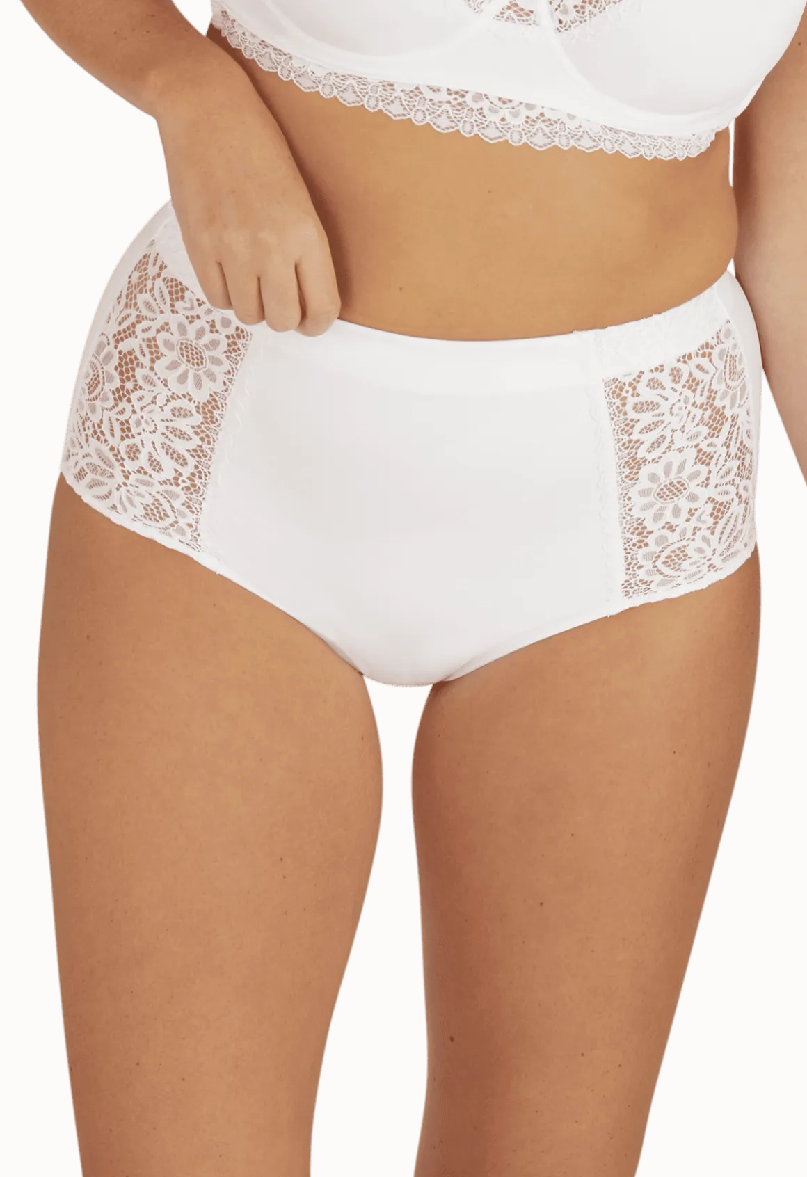 Culotte taille haute Well Allure L'Elégante - Blanc