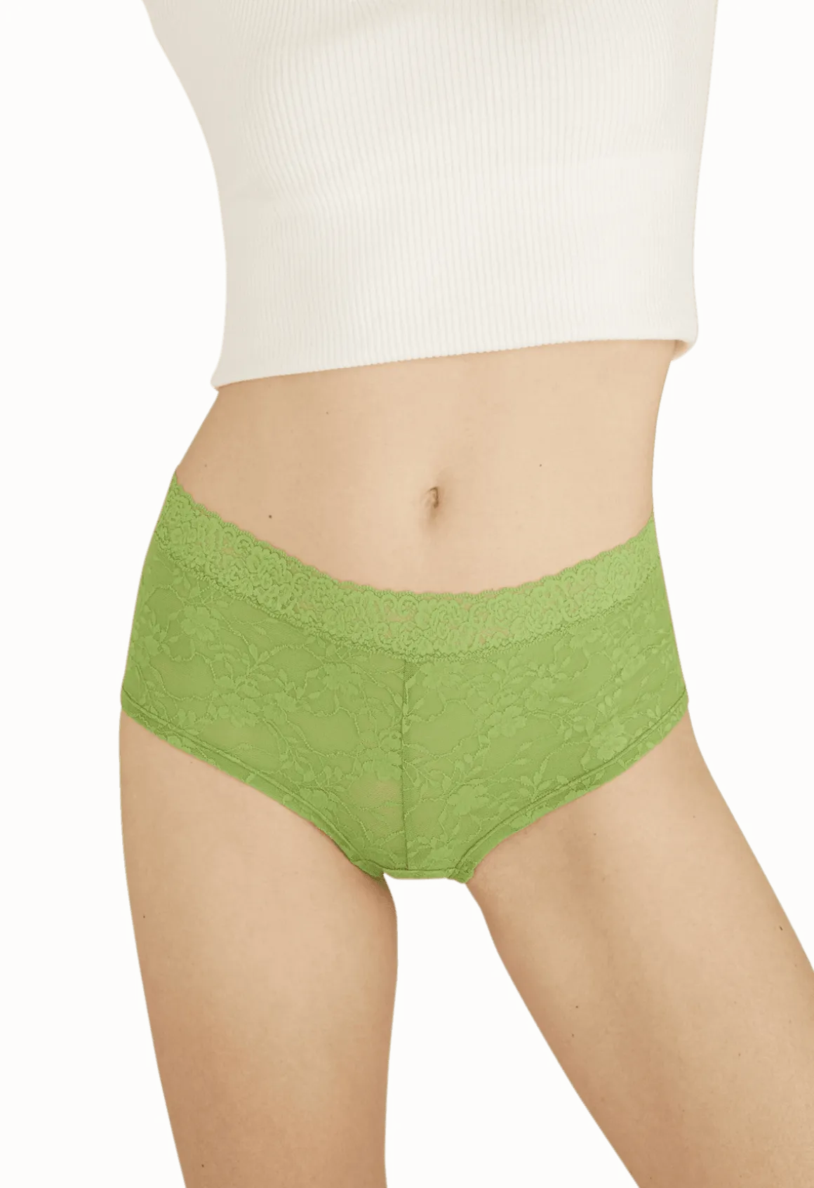 Duo Pop Lot de 2 Shortys - Vert éclatant / fuchsia