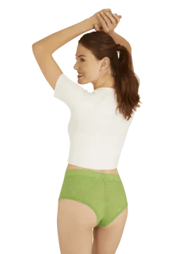 Duo Pop Lot de 2 Shortys - Vert éclatant / fuchsia