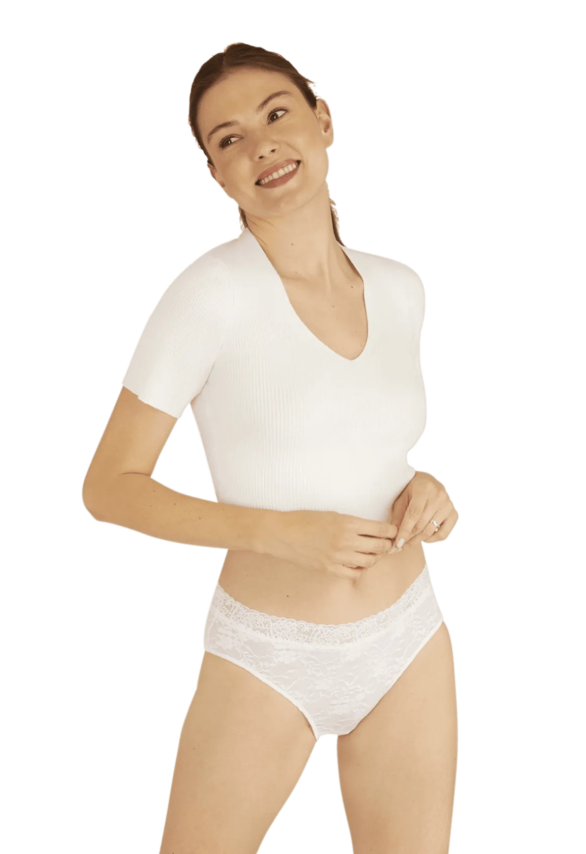 Duo Pop Lot de 2 Slips - Vert éclatant / blanc