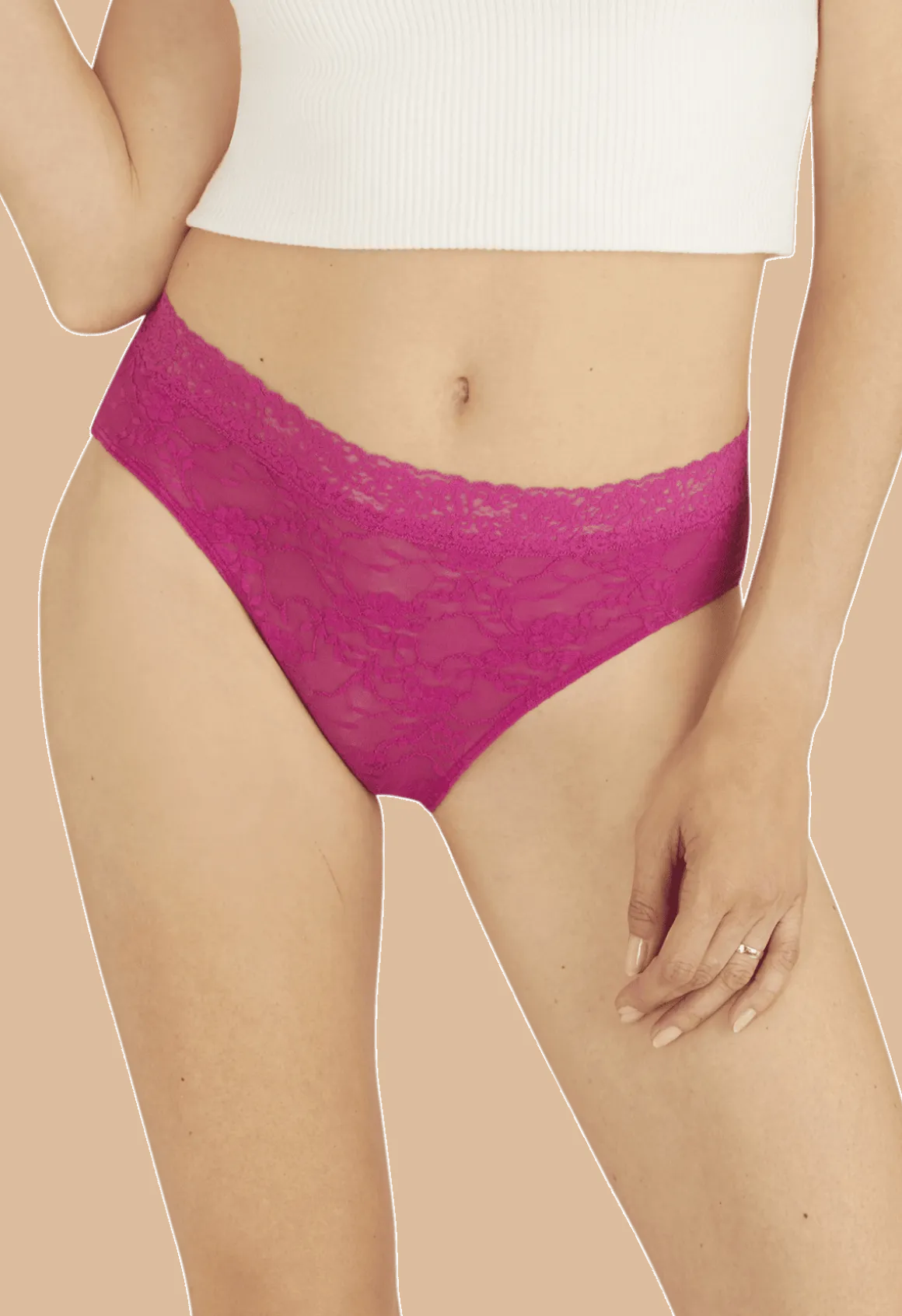 Duo Pop Lot de 2 Slips - Vert éclatant / fuchsia