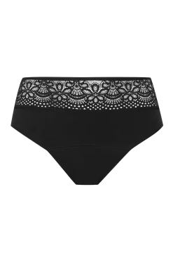 Flux Abondant - Culotte Menstruelle en coton Intimement WELL - Noir