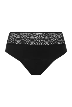Flux modéré - Culotte Menstruelle en coton Intimement WELL - Noir