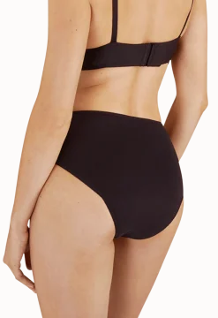 Flux modéré - Culotte Menstruelle en coton Intimement WELL - Noir