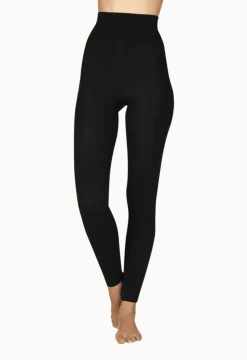 Legging ultra-opaque 100D Sensation Polaire - Noir ébène