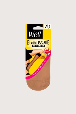 Lot de 2 paires de Mi-bas Transparents 15D Elastivoile Résistant - Ibiza