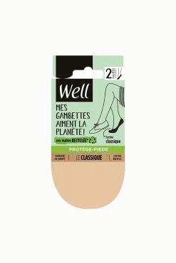 Lot de 2 paires de Protège-Pieds Éco-Responsables - Naturel