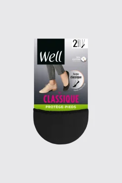 Lot de 2 paires de Protège-Pieds Le Classique - Noir