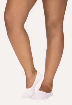 Lot de 2 paires de Protège-Pieds Spécial Baskets - Blanc