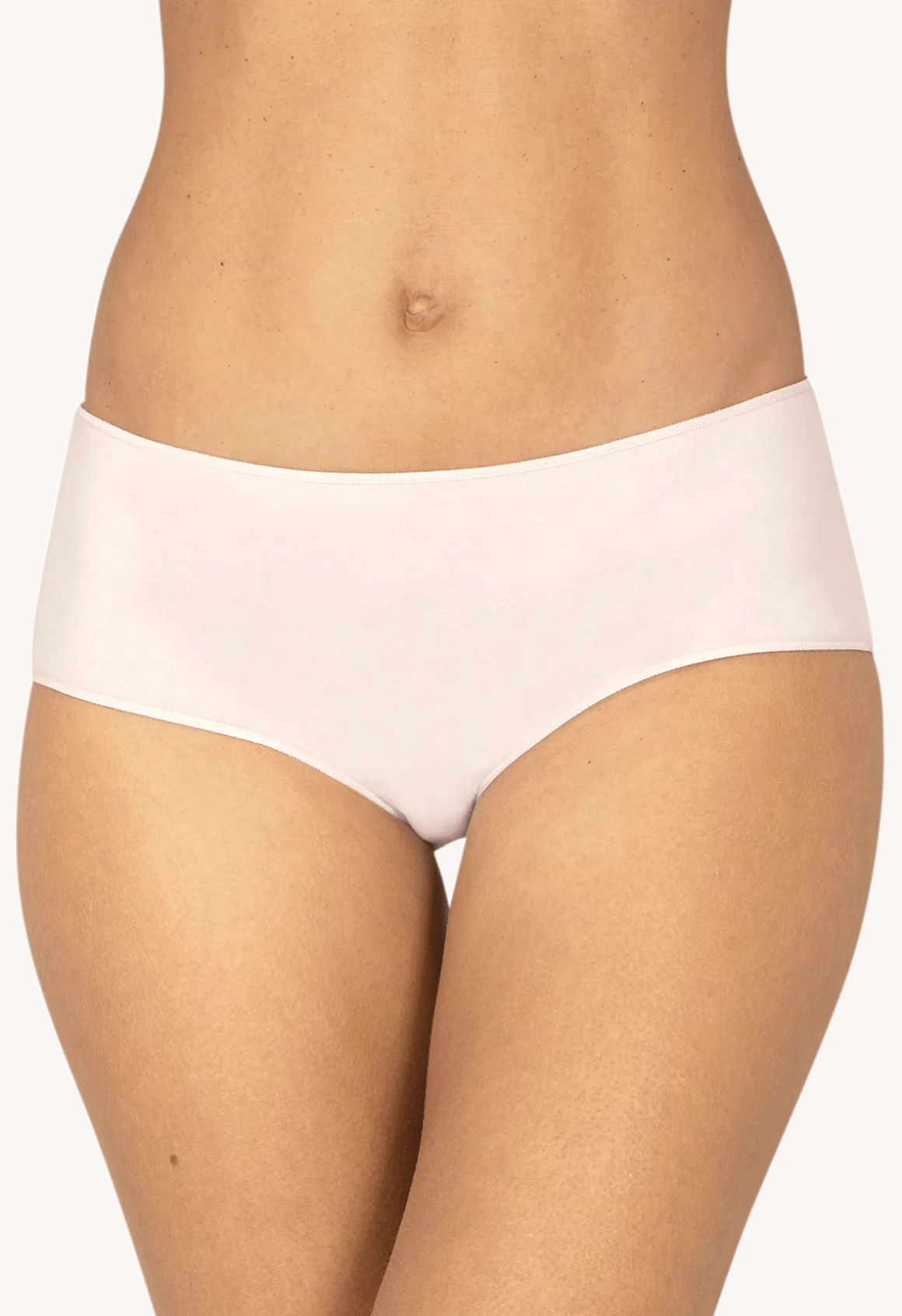 Lot de 3 Shortys en coton bio Intimement Bio - Blanc / bleu / poudre