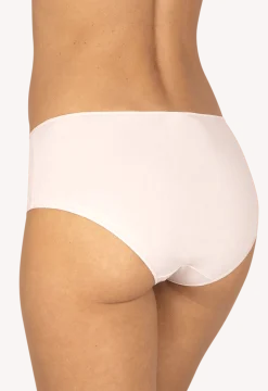 Lot de 3 Shortys en coton bio Intimement Bio - Blanc / bleu / poudre
