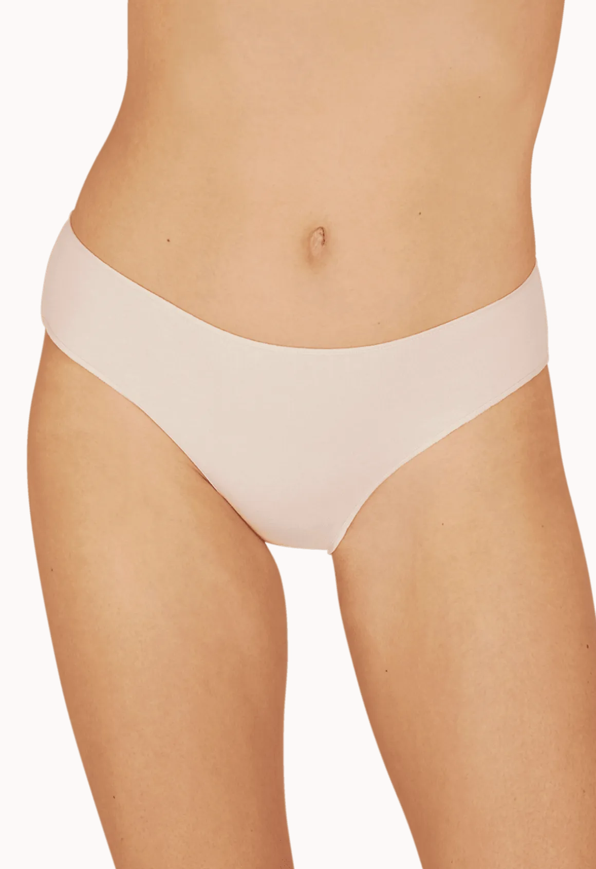 Lot de 3 slips en coton bio Intimement Bio - Blanc / noir / nude