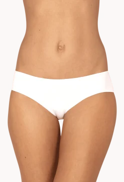 Lot de 3 slips en coton bio Intimement Bio - Blanc / noir / nude