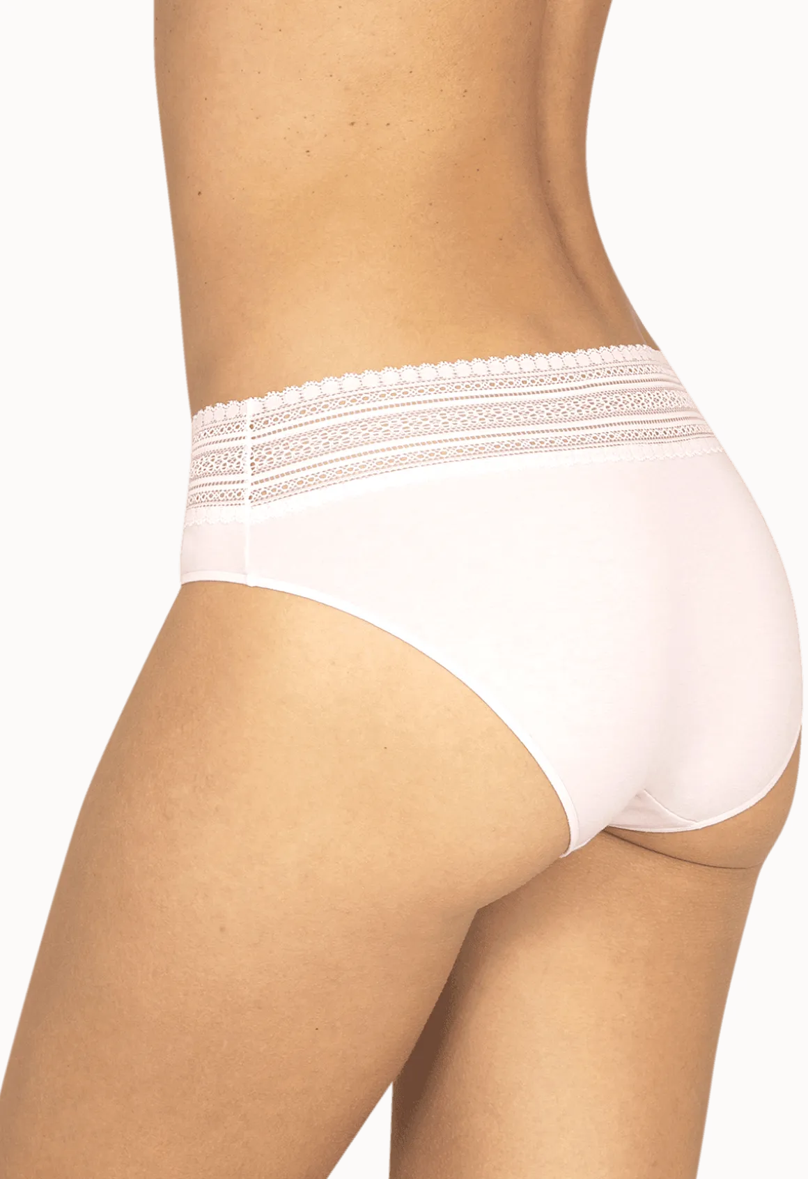 Lot de 2 slips en coton bio Intimement Bio - Poudre