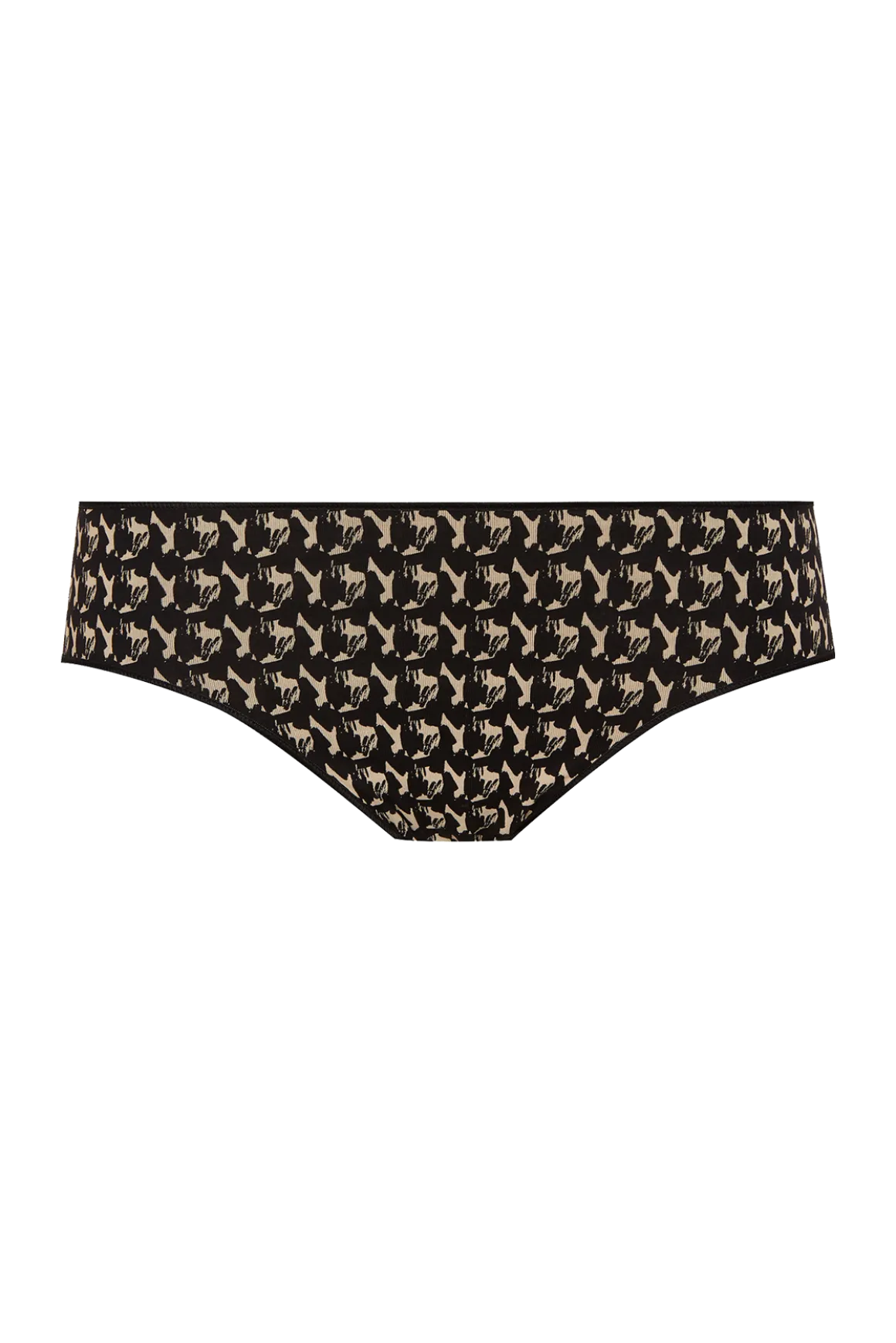 Lot de 3 slips en coton bio Intimement Bio - Graphique / noir / nude