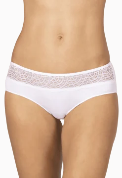 Lot de 3 Slips - Trio Dentelle Micro - Blanc
