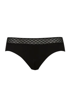 Lot de 3 Slips - Trio Douceur Graphique - Noir
