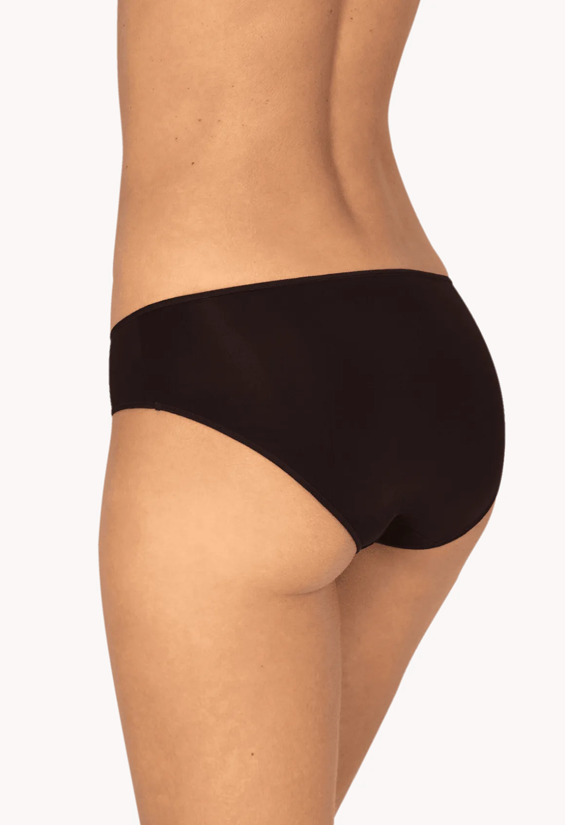 Lot de 3 Slips - Trio Essentiel Micro - Noir / rouge / poudre