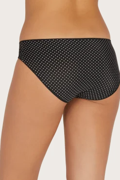 Lot de 3 Slips - Trio fantaisie micro - Pois / noir / poudre