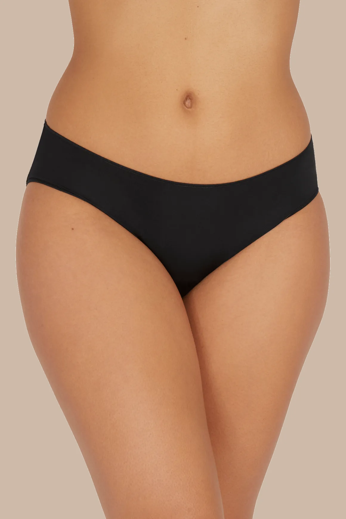Lot de 3 Slips - Trio fantaisie micro - Pois / noir / poudre
