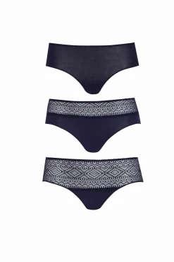 Lot de 3 Slips - Trio Modal - Bleu nuit