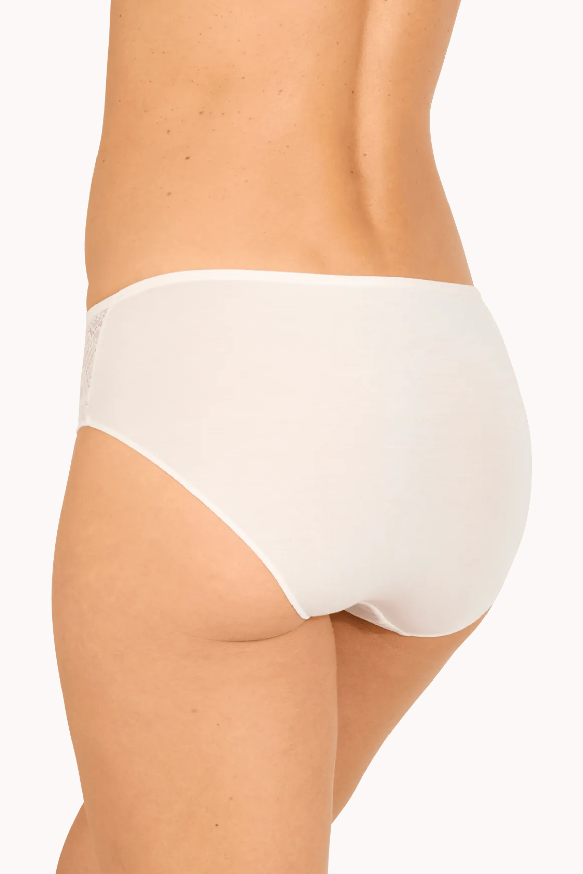 Lot de 3 Slips - Trio Modal - Vert paon / noir / soie