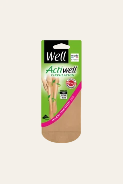 Mi-Bas Transparent 25D Actiwell Circulation - Sable