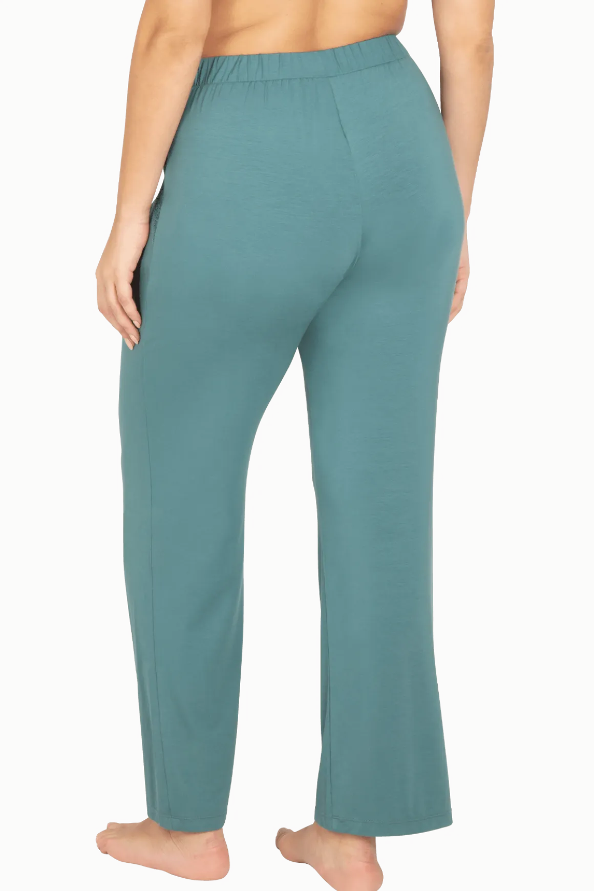 Pantalon Large Minuit - Vert paon