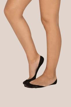 Protège-Pieds Spécial Escarpins Ultra échancré Patch Anti-glisse - Noir