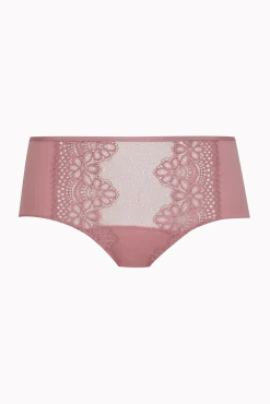 Shorty en dentelle et microfibre L'irrésistible - Lilas