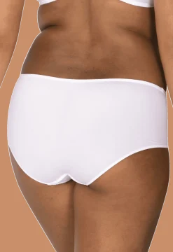Shorty en dentelle et microfibre L'irrésistible - Blanc