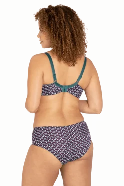 Shorty en dentelle et microfibre L'irrésistible - Imprimé folk