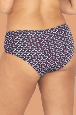 Shorty en dentelle et microfibre L'irrésistible - Imprimé folk