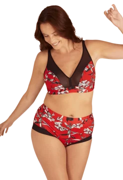 Shorty taille haute Tulle Design - Kimono