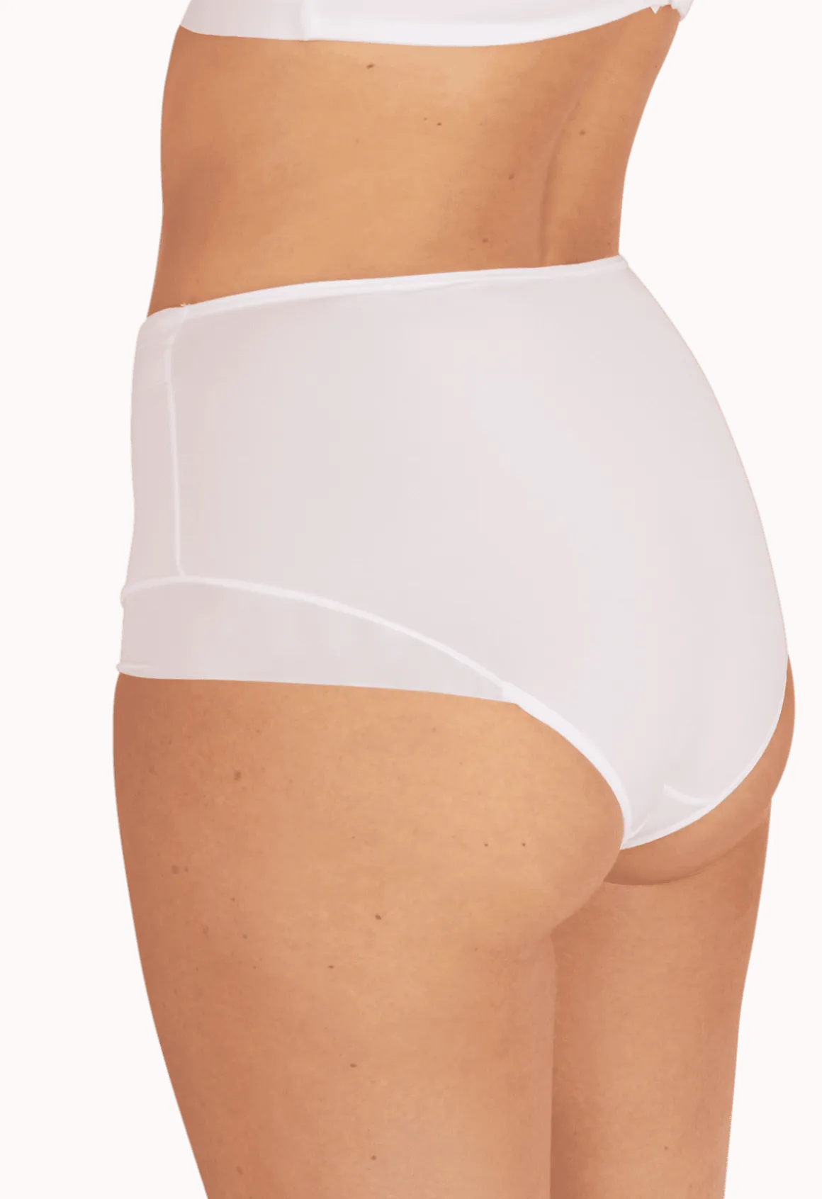 Shorty taille haute Tulle Design - Blanc