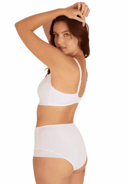 Shorty taille haute Tulle Design - Blanc