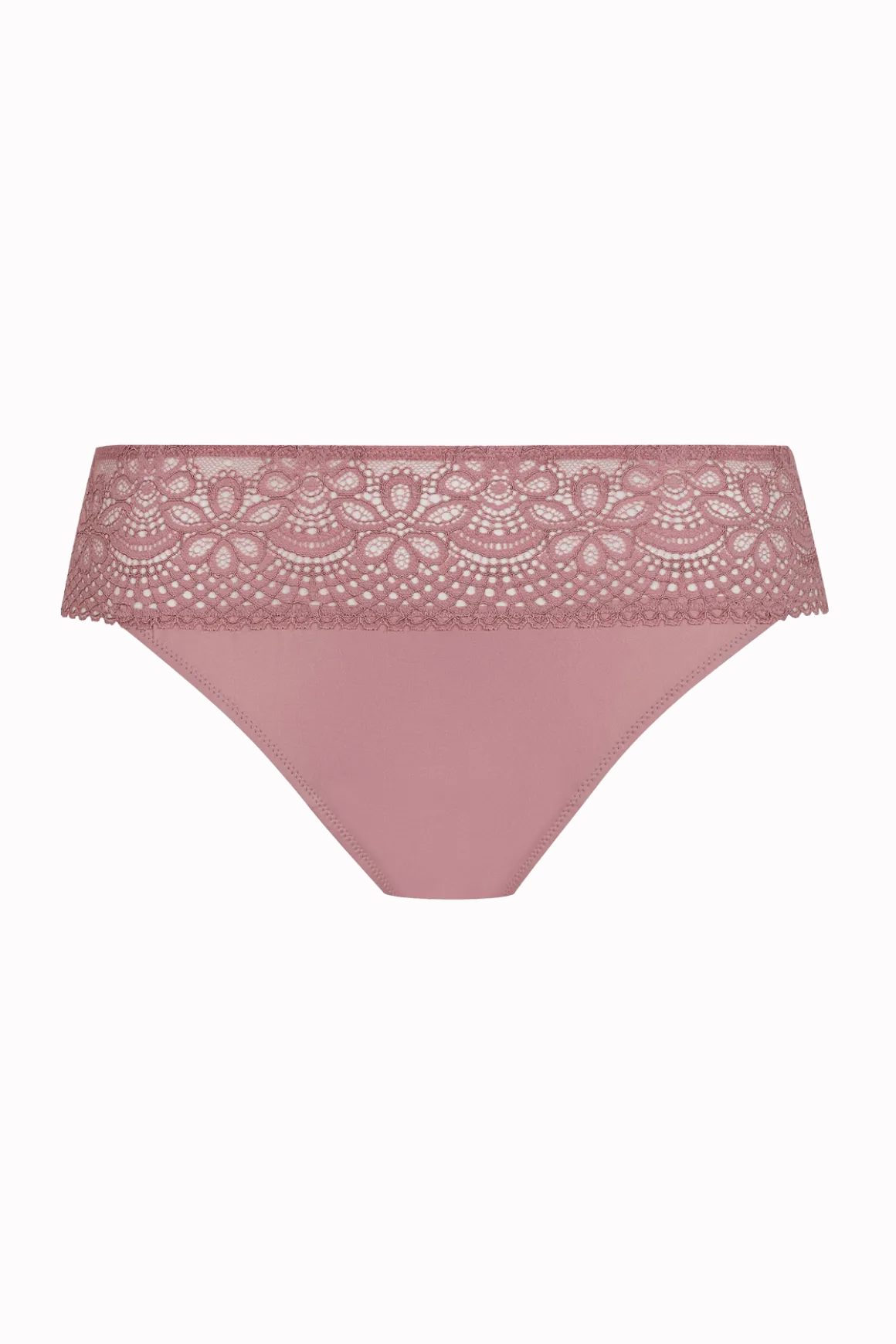 Slip brésilien dentelle et microfibre L'irrésistible - Lilas