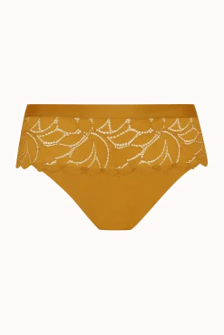 Slip brésilien Dentelle Prodigieuse - Ocre